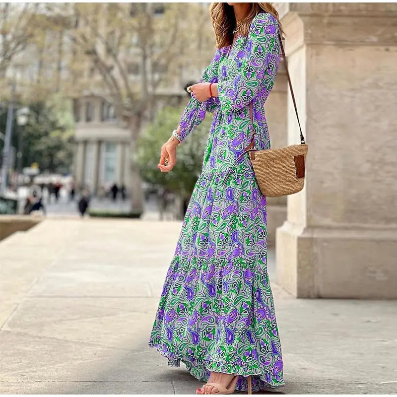 Mocarra | Sommer Casual Langes Kleid