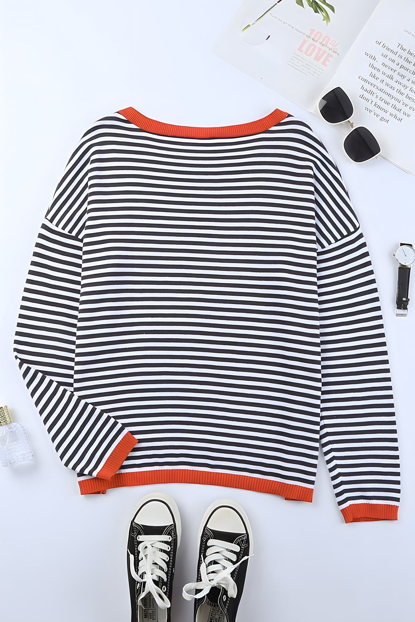 Mocarra |  Gestreifter Pullover