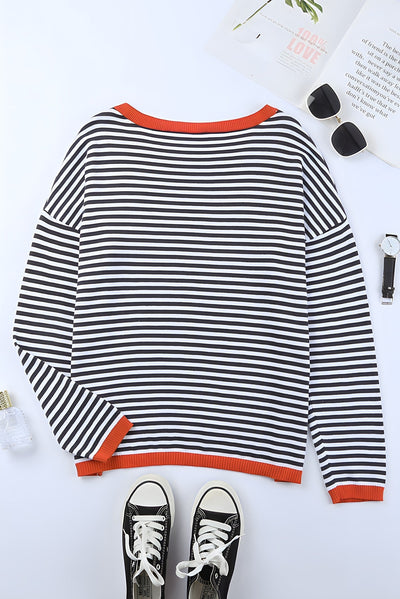 Mocarra |  Gestreifter Pullover