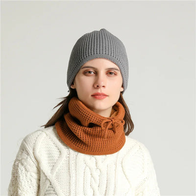 Nurul | Warmer Strick-Rundschal für Damen