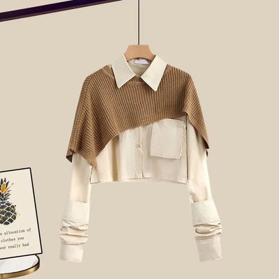 Mocarra | Gestricktes Set aus Rock und Top
