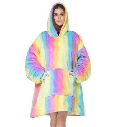 Layth | Flanell Warmer Kapuzenpullover Decke für Gemütliche Wintertage