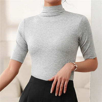 Melody - Klassischer Nahtloser Rollkragenpullover