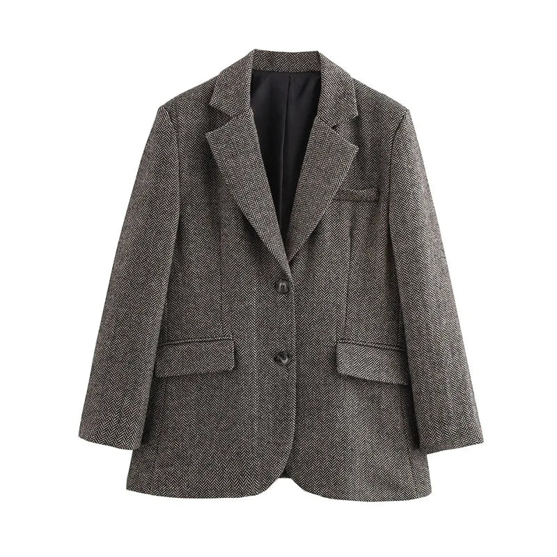 Aistė | Modischer damen-blazer mit reverskragen