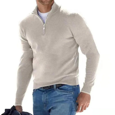 Mocarra | Pullover mit halbem Reißverschluss für Männer
