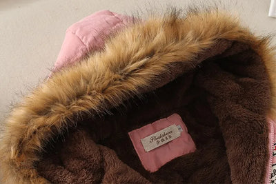 Mocarra | Damen Parkajacke mit Kapuze und Fleecefutter mit Taschen