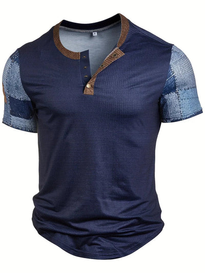 Felix – Stilvolles Hemd mit Patchwork-Print
