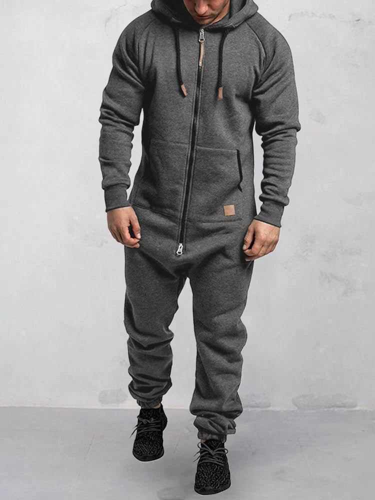 Jumpsuit Mit Kapuz
