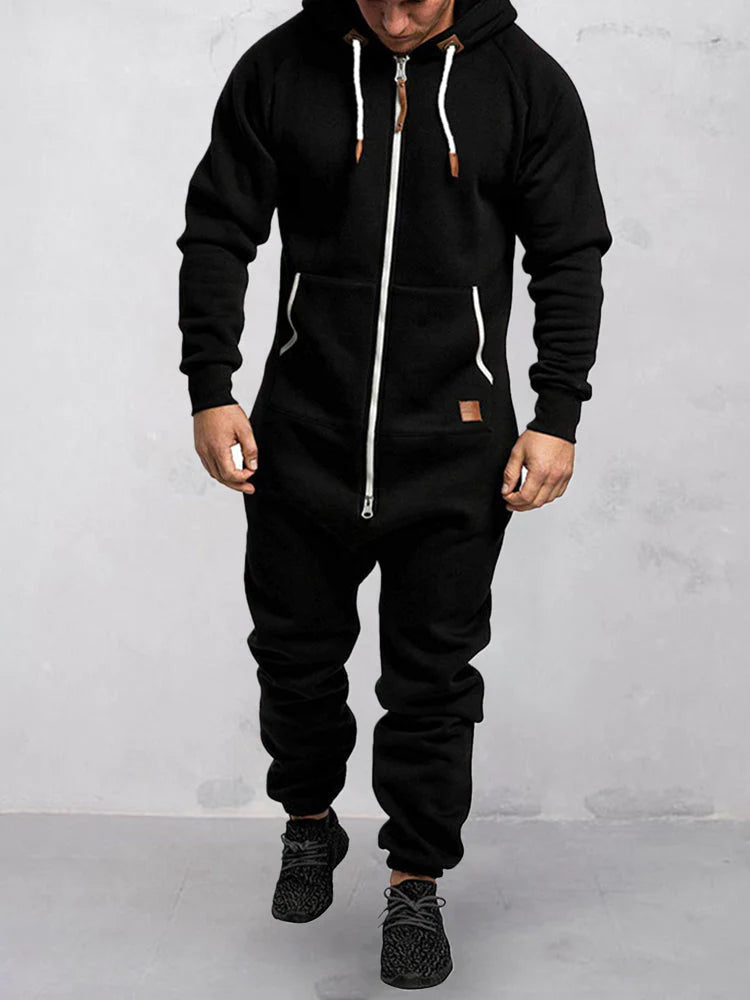 Jumpsuit Mit Kapuz