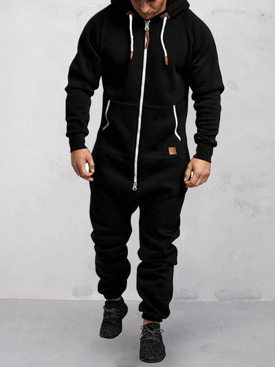 Jumpsuit Mit Kapuz