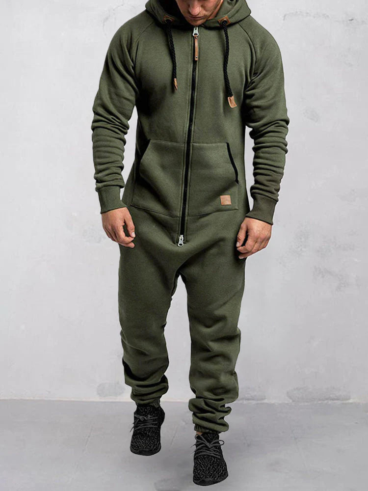 Jumpsuit Mit Kapuz