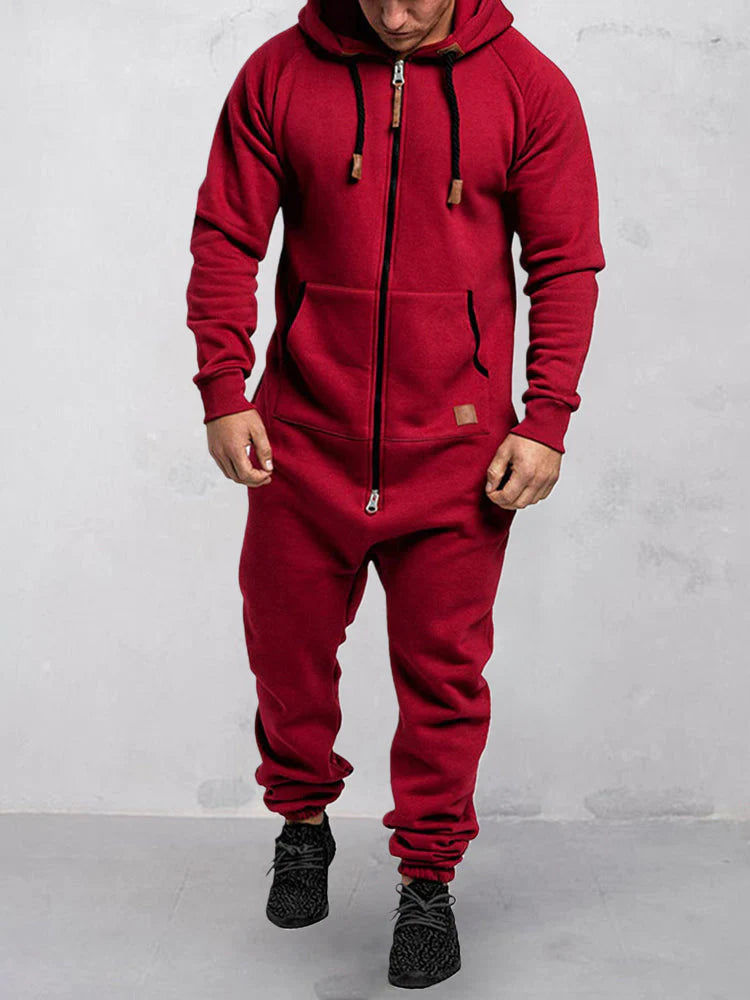 Jumpsuit Mit Kapuz