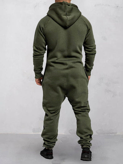 Jumpsuit Mit Kapuz