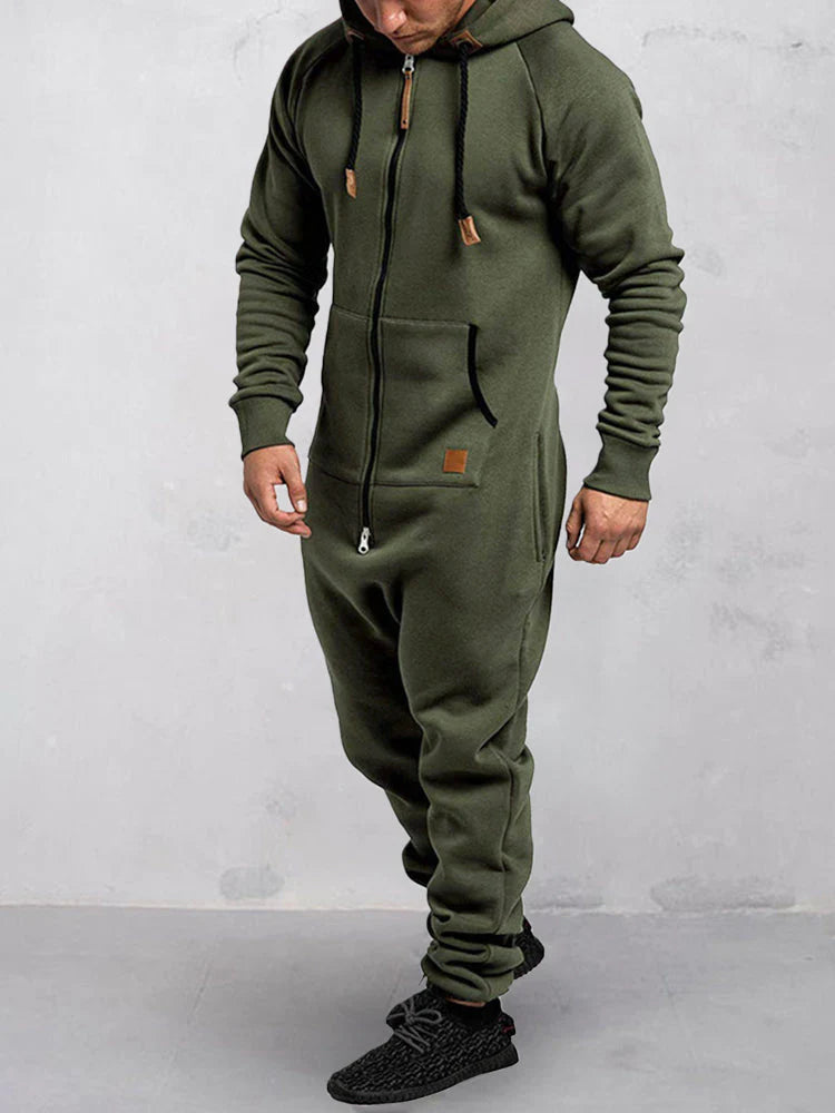 Jumpsuit Mit Kapuz