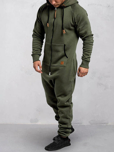 Jumpsuit Mit Kapuz