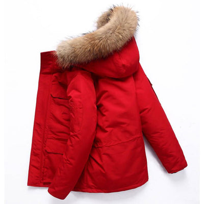 Rami | Herren Winterparka mit Fellkragen