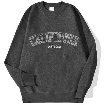 Gabriela | Damen Trendy Sweatshirt mit California West Coast Print