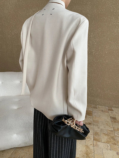 Vaiva | Designer-blazer mit geraffter taille