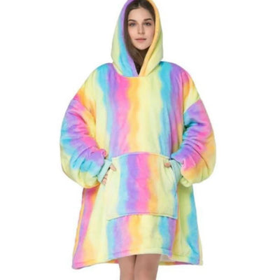 Layth | Flanell Warmer Kapuzenpullover Decke für Gemütliche Wintertage