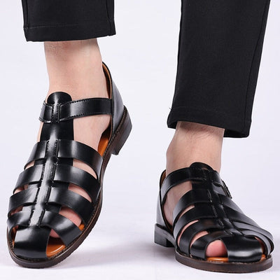 Azriel - Bequeme & elegante Sommersandalen aus Leder für Männer