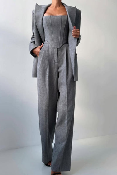 Margaret - Elegantes dreiteiliges zeremonielles Kostüm für Frauen Ensemble