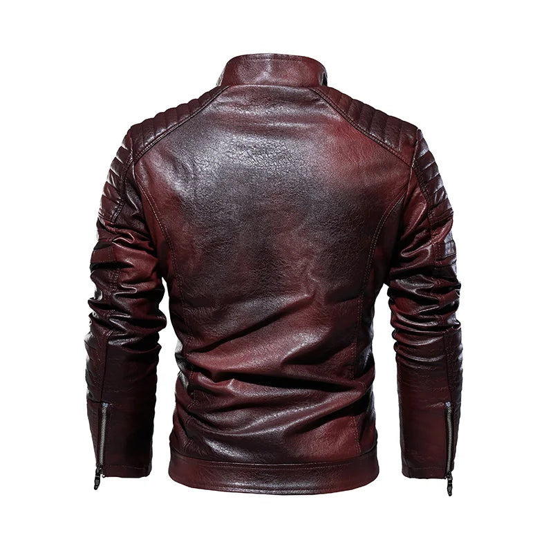 Winter Lederjacke für Männer - Felder