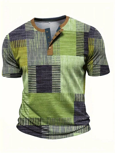 Felix – Stilvolles Hemd mit Patchwork-Print