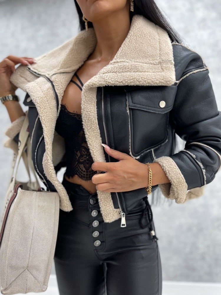 Mocarra | Pilotenjacke mit Fleece für Frauen