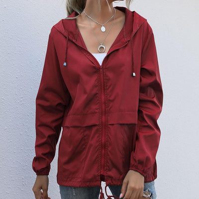 Patty - Winddichte Sommerjacke mit Kapuze