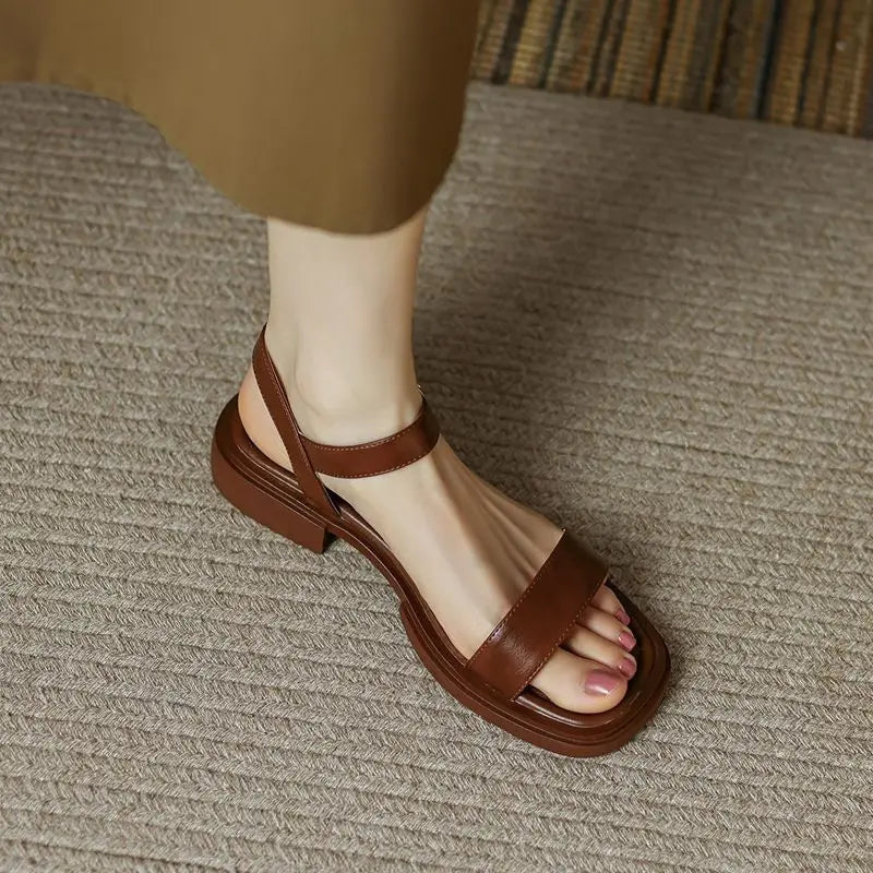 Elsen™ | Ledersandalen Juneya