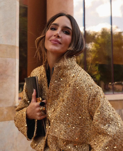 Mocarra | Glitzer-Pailletten-Blazer
