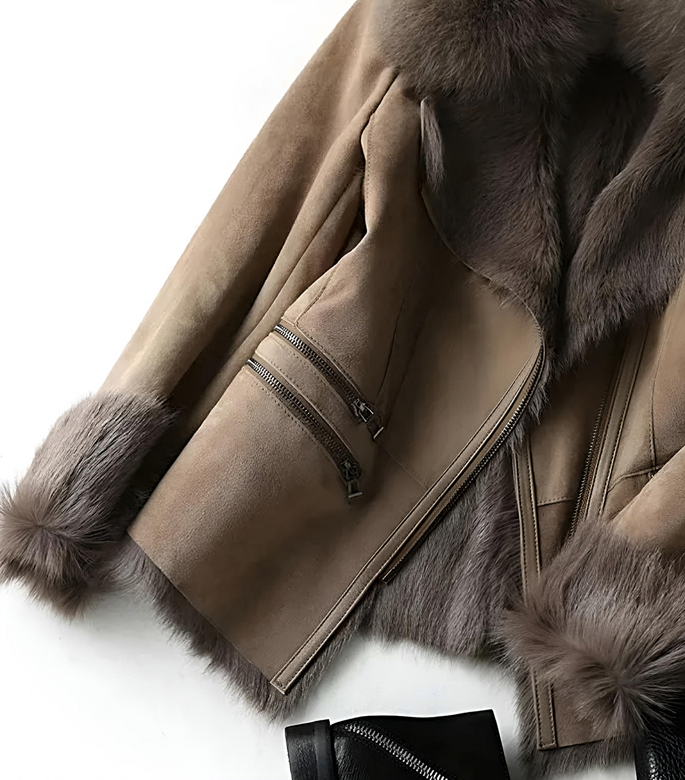 Noura | Stilvolle Wildlederjacke für Damen – Elegant und Zeitlos