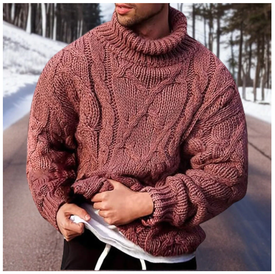 Mocarra | Pullover aus dicker Strickwolle für Männer