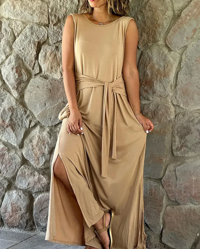 Mocarra | Ärmelloses Dehnbares Kleid