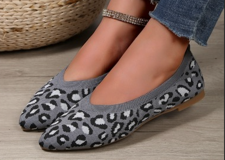 Mocarra | Flache Schuhe aus Strick für Frauen