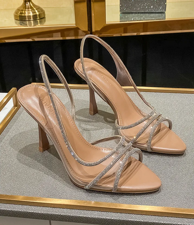 Mocarra | Mode Strass Sommer High Heels
