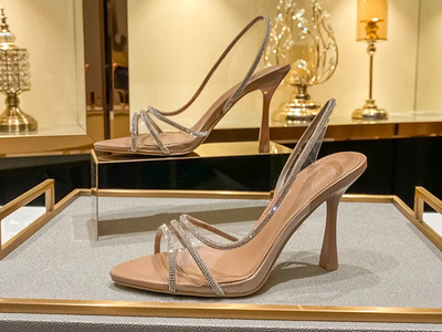Mocarra | Mode Strass Sommer High Heels