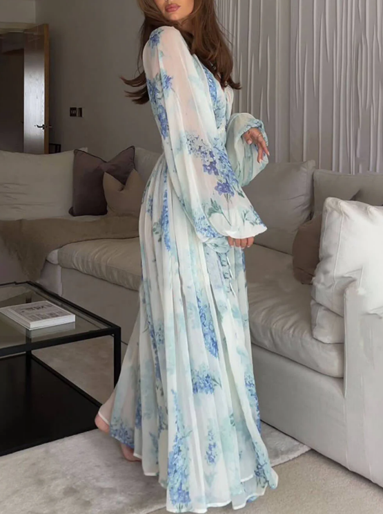Mocarra | Fließende Blume Sommer Maxi