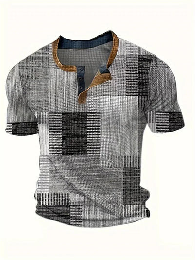 Felix – Stilvolles Hemd mit Patchwork-Print