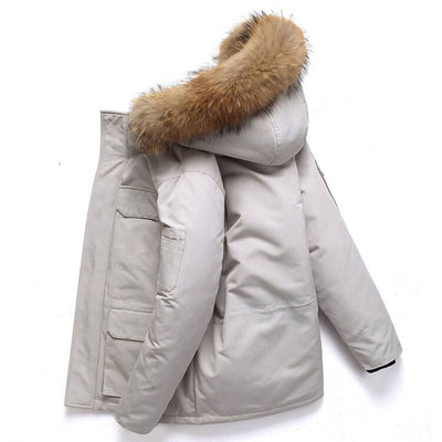 Rami | Herren Winterparka mit Fellkragen