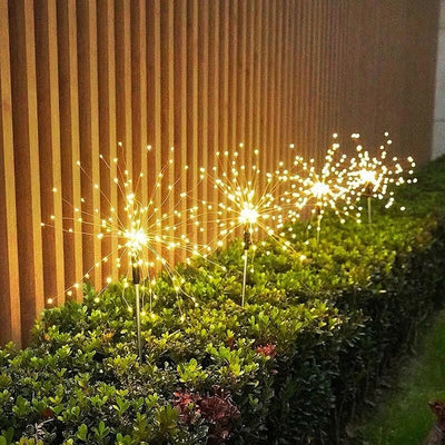 Wasserdichte Solar Feuerwerk Lampe | 1+1 Gratis 【Letzter Tag Rabatt】