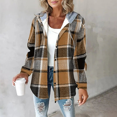 Lina™ | Karierter Komfort-Hoodie