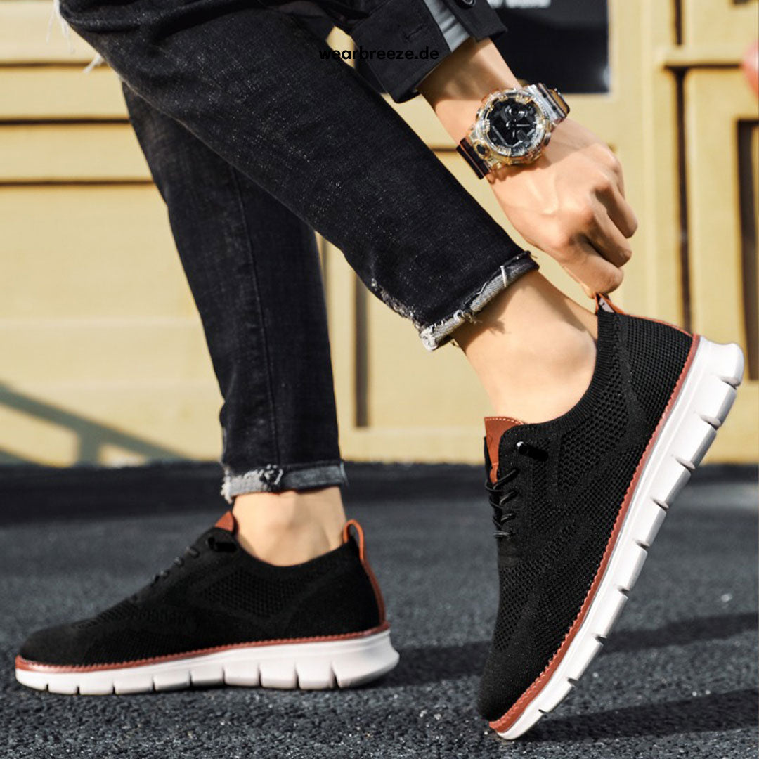 Sneakers zum Hineinschlüpfen – bequem – nahtlos – Sneakers aus Mesh – Herrenschuhe