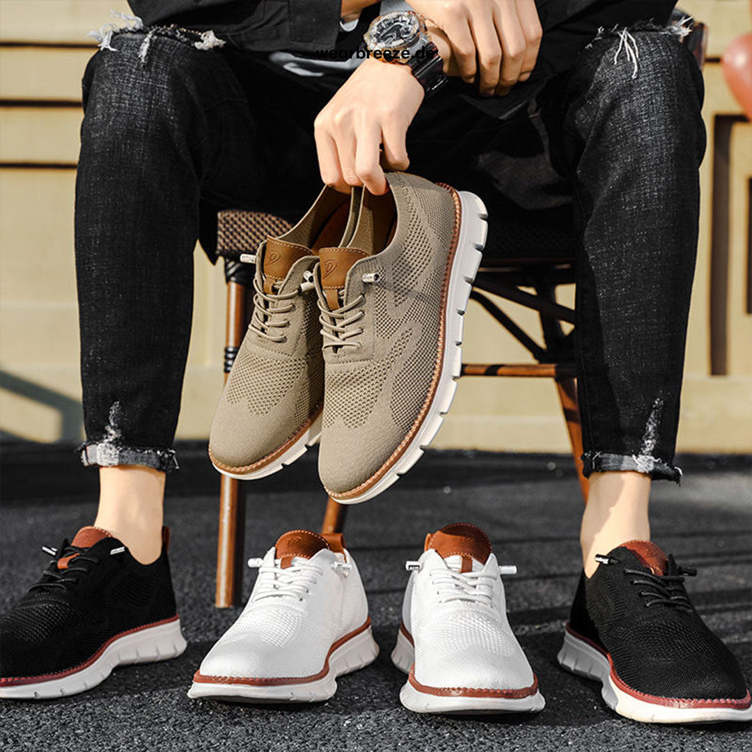 Sneakers zum Hineinschlüpfen – bequem – nahtlos – Sneakers aus Mesh – Herrenschuhe