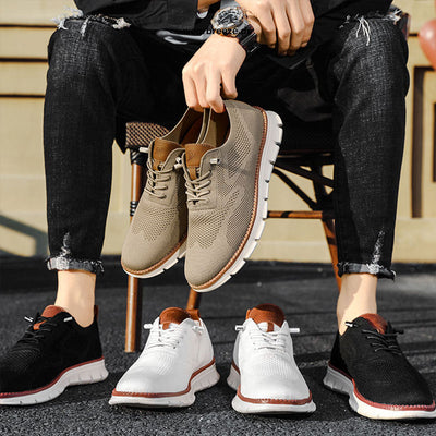 Sneakers zum Hineinschlüpfen – bequem – nahtlos – Sneakers aus Mesh – Herrenschuhe