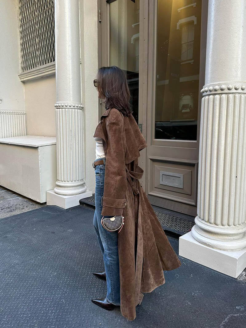 Dina | Eleganter Klassischer Trenchcoat für Damen