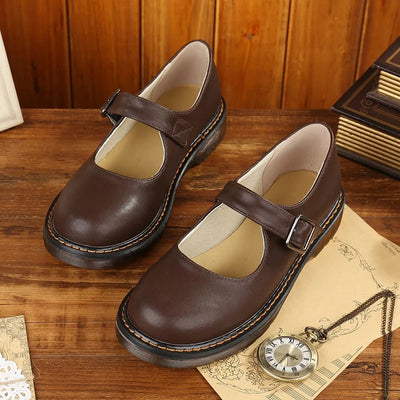Mocarra | Alte Mode Schnalle Riemen Schuhe