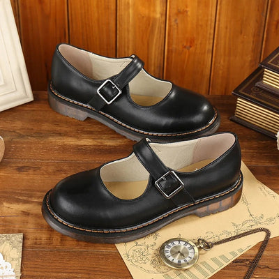Mocarra | Alte Mode Schnalle Riemen Schuhe