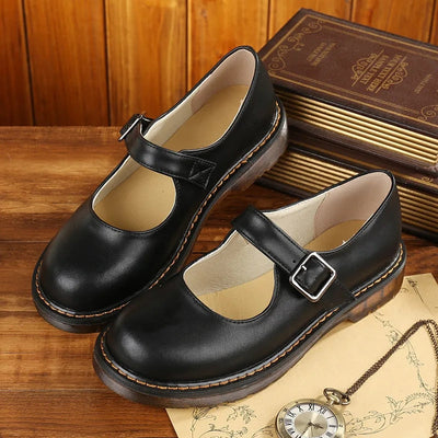 Mocarra | Alte Mode Schnalle Riemen Schuhe