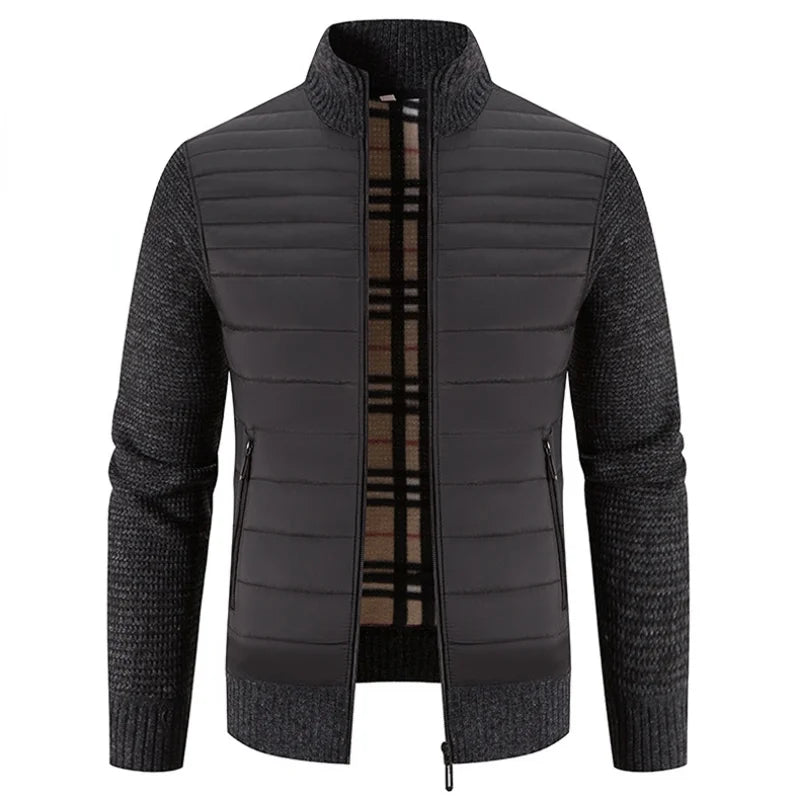 Mocarra | Gestrickte Fleece Jacke